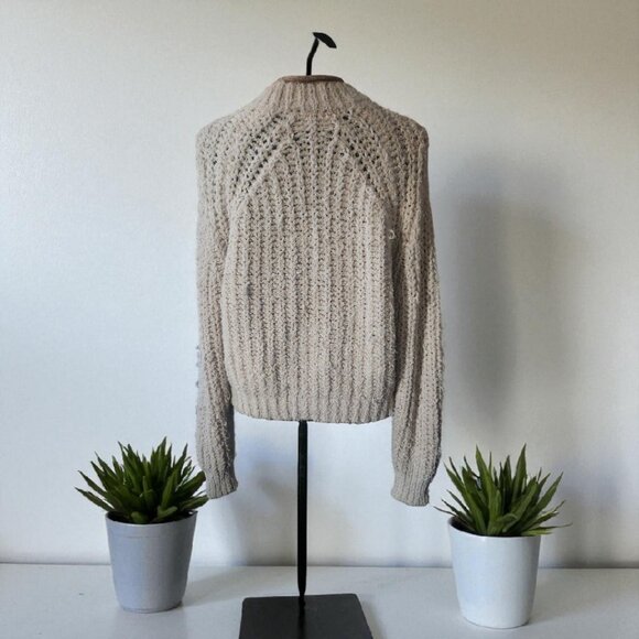 🔥 Wilfred Cream Turtleneck Sweater – Size L - Picture 3 of 10